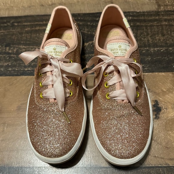 Kate Spade x Keds Champion Glitter Sneakers - Picture 2 of 8